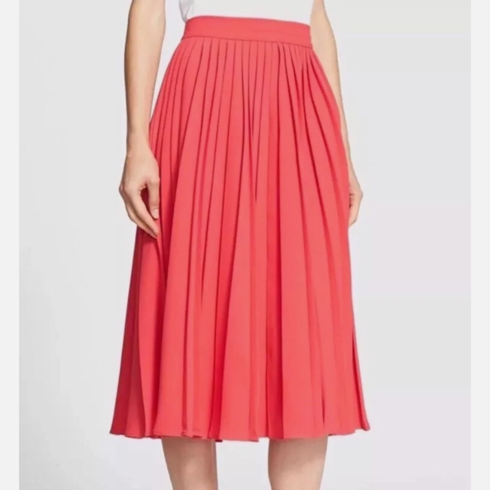 Kate Spade Vibrant Coral A-Line Skirt